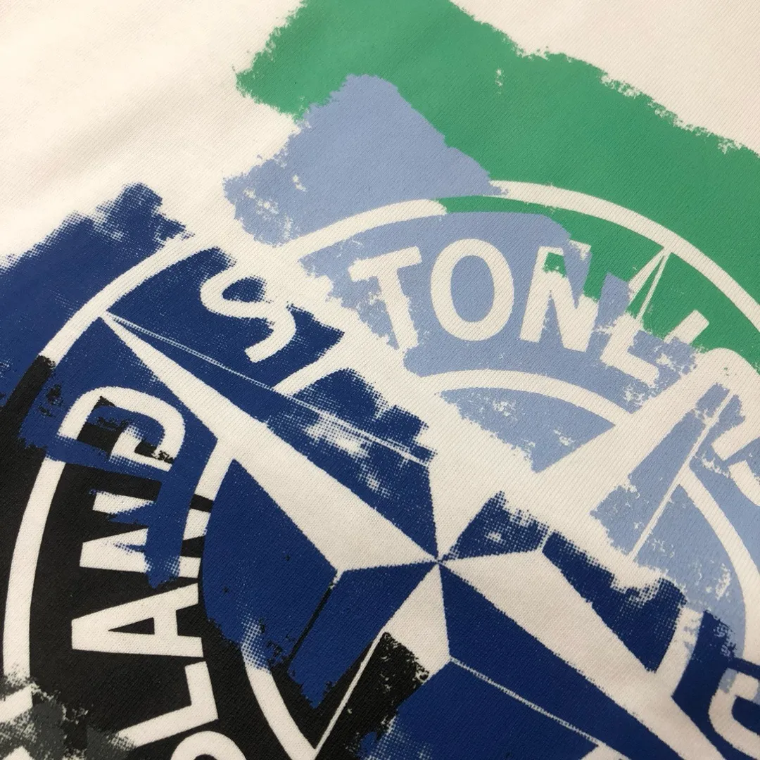 W680#P110💰 2025🆕 Stone lsland/Stone Island Rome Milan Florence city limited edition logo printed short-sleeved T-shirt ⚠️[Original creation with high control of details] - Made of 260 grams of combed cotton double yarn, soft and comfortable to the touch, sweat-absorbent and breathable. - Simple basic and versatile style, original single quality, the first choice for couples. - Made by a large factory, four needles and five threads on the shoulder, neatly arranged High-quality workmanship. - Same style for men and women, very versatile, one piece for each person, details are clearly visible. Color: Black White Size: M L